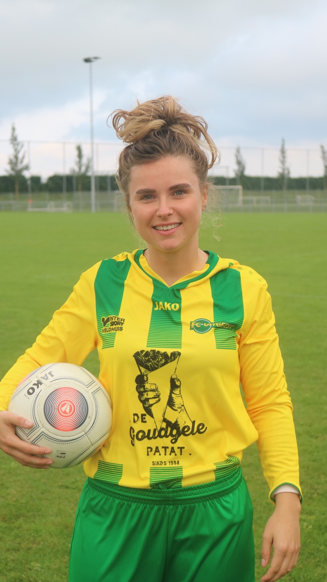 Bo Smit is Woman of the Match: Snelle bewegelijke spits die voor constant dreiging zorgt (aangeleverde foto). Bo Smit is Woman of the Match: Snelle bewegelijke spits die voor constant dreiging zorgt (aangeleverde foto).