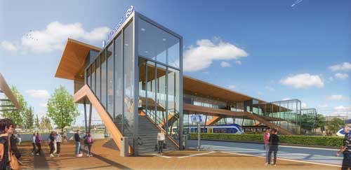 De realisatie van het nieuwe station start naar verwachting in 2023 en duurt tot 2028 (aangeleverde foto) De realisatie van het nieuwe station start naar verwachting in 2023 en duurt tot 2028 (aangeleverde foto)